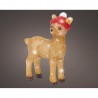 FIGURA BAMBI GORRO NAVIDAD LED