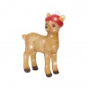 FIGURA BAMBI GORRO NAVIDAD LED