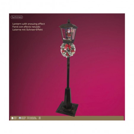 FAROLA NAVIDEÑA NEGRA