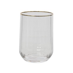 VASO CRISTAL CON VIVO ORO 420ML