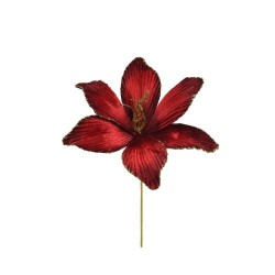 PICK POINSETTIA VELVET L23-W10-H60CM