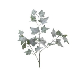 VARA HOJAS VERDE NEVADO L70CM