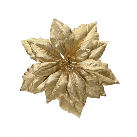 POINSETTIA CLIP ORO D24-H7CM