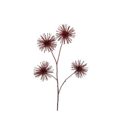 VARA DIENTE LEÓN GLITTER ROJO 85CM
