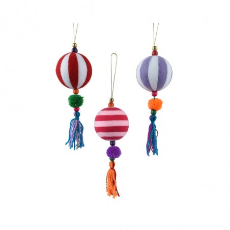 BOLA POMPÓM COLORES D8CM