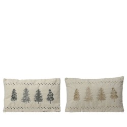COJÍN BORDADO ABETOS 50X30CM