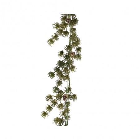 GUIRNALDA VERDE PINAS GLITTER 180CM