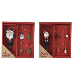 SET TAPÓN BOTELLA + 4 MARCADORES COPA 