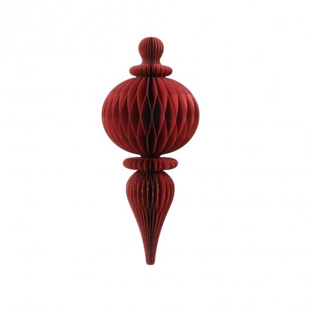 COLGANTE PAPEL CON GLITTER D80-H34CM