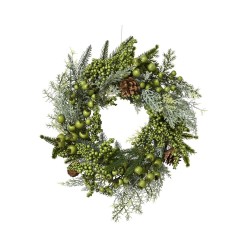 CORONA BERRIE VERDE D40-H12CM