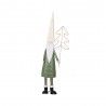 SANTA METAL VERDE L18-W28-H91CM
