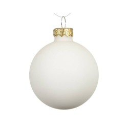 BOLA CRISTAL BLANCO LANA D15CM