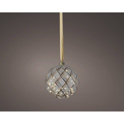 BOLA MIRCO LED CRISTAL-ORO D20CM-40L
