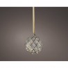 BOLA MIRCO LED CRISTAL-ORO D20CM-40L