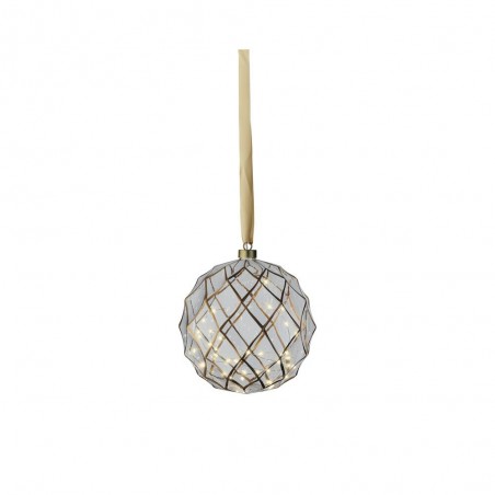 BOLA MIRCO LED CRISTAL-ORO D20CM-40L