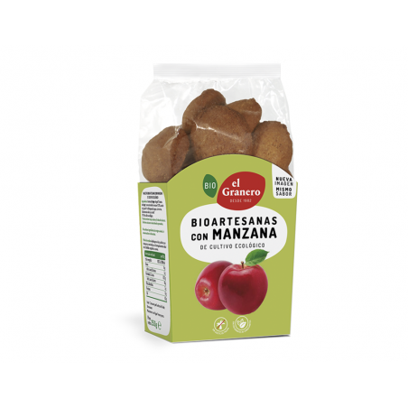 GALLETAS CON MANZANA EL GRANERO BIO 250 G