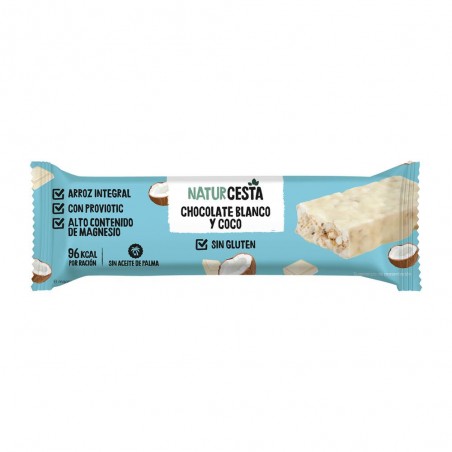 BARRITA ARROZ CHOCO BLANCO COCO 18 G