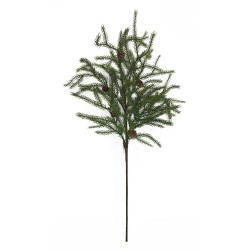 RAMA PINO/CONOS VERDE TACTO NATURAL 81CM