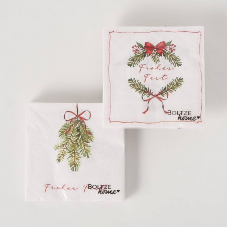 SERVILLETAS PAPEL NOELLE 20PC