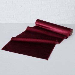 CAMINO DE MESA VELVET BURDEOS 200X35CM