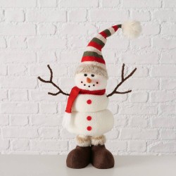 FIGURA MUÑECO DE NIEVE 17X16X64CM