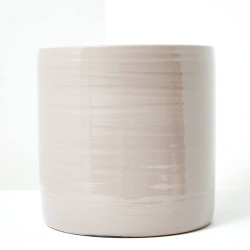 CUBRE FORTUNA VD GRIS ROSADO D25XH23,5 CM