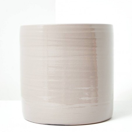 CUBRE FORTUNA VD GRIS ROSADO D25XH23,5 CM