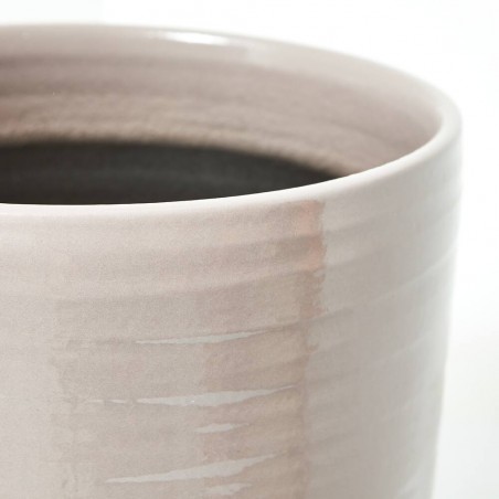 CUBRE FORTUNA VD GRIS ROSADO D25XH23,5 CM