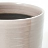 CUBRE FORTUNA VD GRIS ROSADO D25XH23,5 CM