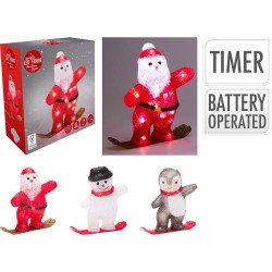 FIGURA ACRÍLICA SNOWBOAR 3 SURTIDOS