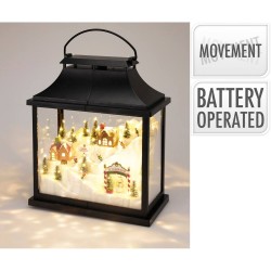 FAROL LED CON VILLA INTERIOR