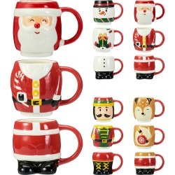 SET X3 TAZA FIGURAS NAVIDAD