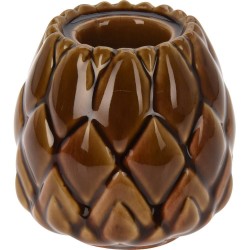 PORTAVELAS PIÑA 10X10X11CM