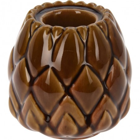 PORTAVELAS PIÑA 10X10X11CM