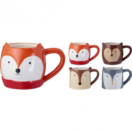 TAZA 9CM ANIMAL DESIGN