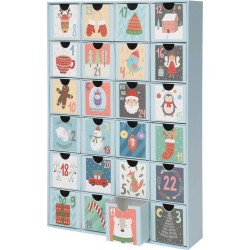 CALENDARIO ADVIENTO 25.7X6.4X38.3CM