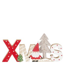 DECORACIÓN XMAS 30X14X3CM