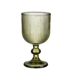 COPA CRISTAL VERDE 14X8CM