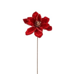 MAGNOLIA ARTIFICIAL ROJO 62CM