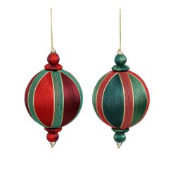 BOLA HILOS ROJO VERDE 2 SURTIDOS