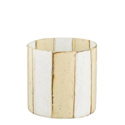 PORTAVELA CREMA 10X10CM