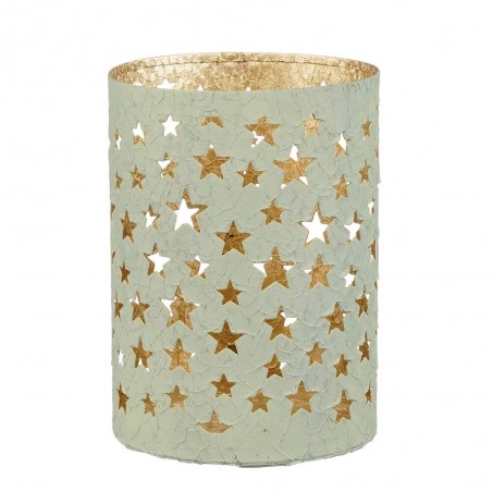 PORTAVELAS GREEN H14X10CM