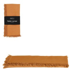 CAMINO DE MESA OCRE 180X45CM