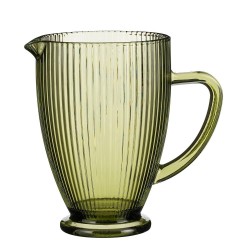 JARRA CRISTAL VERDE 18X14CM