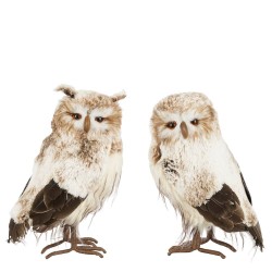 FIGURA BÚHO 18X14X31CM