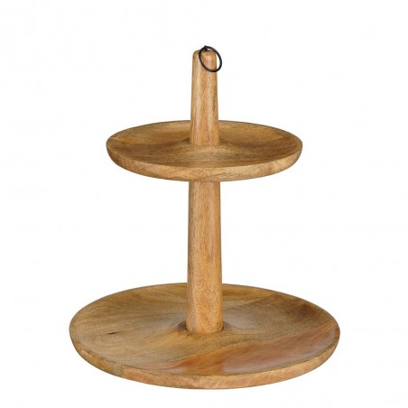 PORTA MUFFINS MADERA 36X33CM