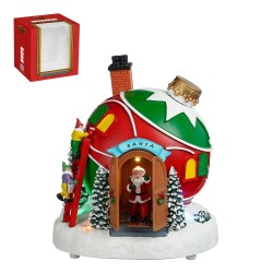 CASA SANTA CON MOVIMIENTO 9X18X22CM