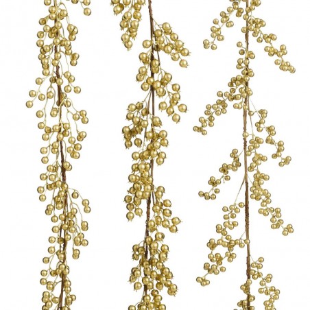 GUIRNALDA BERRIES ORO 180X20X4CM