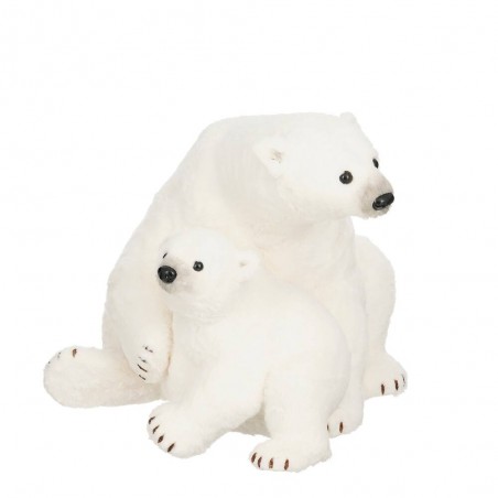 FIGURA OSO POLAR MAMA+CRíA 66X62X50CM