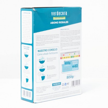 ABONO ROSALES GRANULADO 800GR VERDECORA